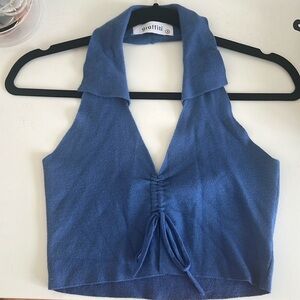 Halter crop top